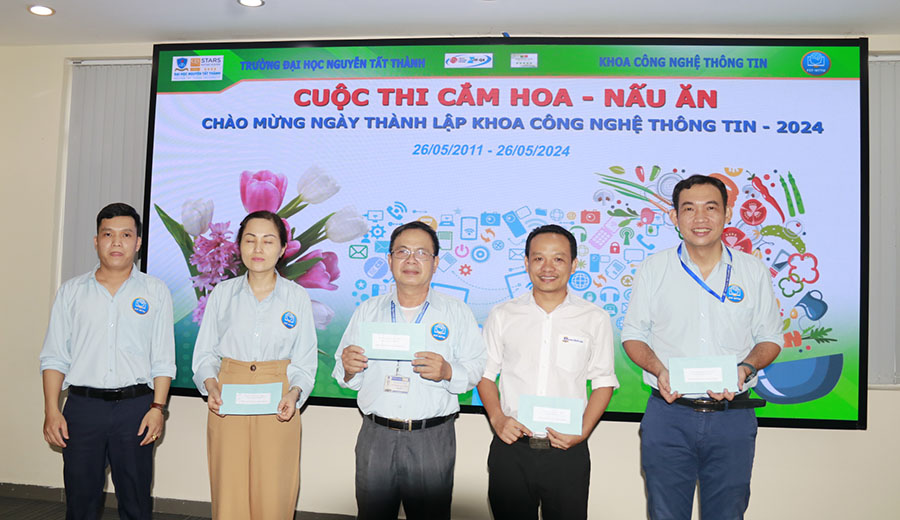 Cuộc thi "Cắm hoa- Nấu ăn" chào mừng Ngày thành lập Khoa CNTT - NTTU (5/2011- 5/2024)